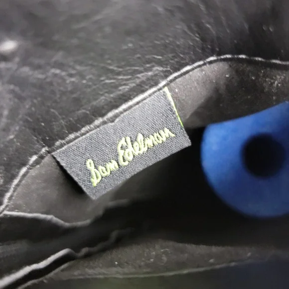 Sam Edelman Penny Black Leather Knee High Riding Boot Women 9 Minimalist Classic - Picture 10 of 13